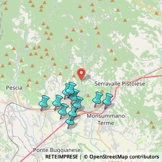 Mappa Via Mammianese, 51016 Montecatini Terme PT, Italia (3.94182)