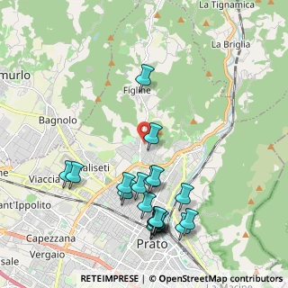 Mappa Via Marcello Malpighi, 59100 Prato PO, Italia (2.32737)