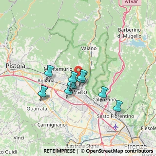 Mappa Via Marcello Malpighi, 59100 Prato PO, Italia (5.96455)