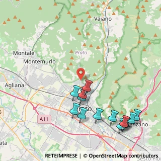 Mappa Via Marcello Malpighi, 59100 Prato PO, Italia (5.07538)