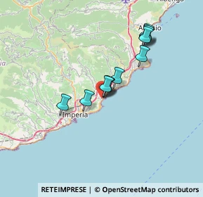 Mappa Via Bonfante, 18013 Diano Marina IM, Italia (5.66091)