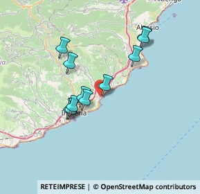 Mappa Via Bonfante, 18013 Diano Marina IM, Italia (6.21364)