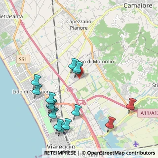 Mappa Via dei Ghivizzani, 55041 Capezzano Pianore LU, Italia (2.38133)
