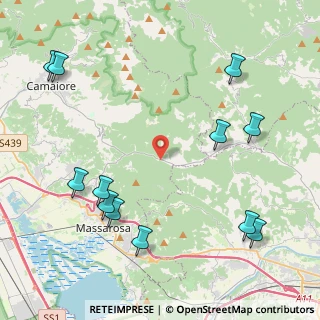 Mappa Via Vecchia Provinciale, 55041 Massarosa LU, Italia (5.52)