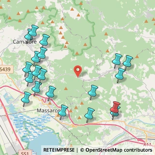Mappa Via Vecchia Provinciale, 55041 Massarosa LU, Italia (5.3275)