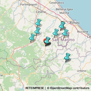 Mappa Via G. Verdi, 47863 Novafeltria RN, Italia (10.57)
