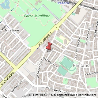 Mappa Via Andrea Costa, 65, 61122 Pesaro, Pesaro e Urbino (Marche)