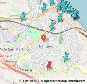 Mappa Via Pietro Maroncelli, 61121 Pesaro PU, Italia (1.5205)