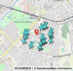 Mappa Via Pietro Maroncelli, 61121 Pesaro PU, Italia (0.329)