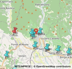 Mappa Via Gian Carlo Leonardo Simonde de, 51017 Pescia PT, Italia (2.43636)