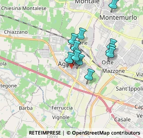 Mappa Via Eugenio Curiel, 51031 Agliana PT, Italia (1.32333)
