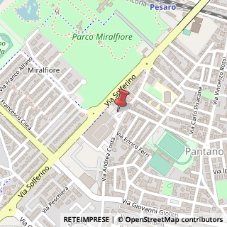 Mappa Galleria dei Fonditori, 3, 61122 Pesaro, Pesaro e Urbino (Marche)