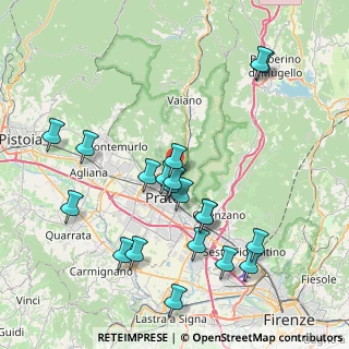 Mappa Via Enrico Bensa, 59100 Prato PO, Italia (8.547)