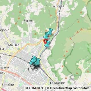 Mappa Via Enrico Bensa, 59100 Prato PO, Italia (1.95833)