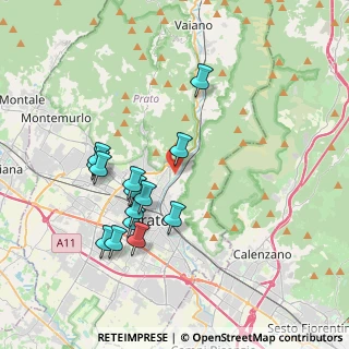 Mappa Via Enrico Bensa, 59100 Prato PO, Italia (3.67429)