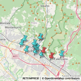 Mappa Via Enrico Bensa, 59100 Prato PO, Italia (3.49417)