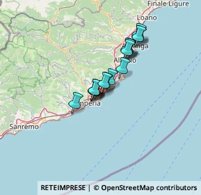 Mappa Viale Torino, 18013 Diano Marina IM, Italia (9.37063)