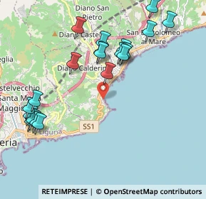 Mappa Viale Torino, 18013 Diano Marina IM, Italia (2.318)