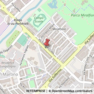 Mappa Via Amilcare Ponchielli,  53, 61100 Pesaro, Pesaro e Urbino (Marche)