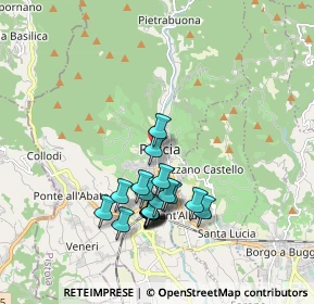 Mappa Piazza XX Settembre, 51017 Pescia PT, Italia (1.70263)