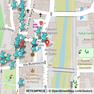 Mappa Piazza XX Settembre, 51017 Pescia PT, Italia (0.07857)