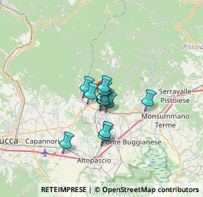 Mappa Piazza XX Settembre, 51017 Pescia PT, Italia (3.87083)