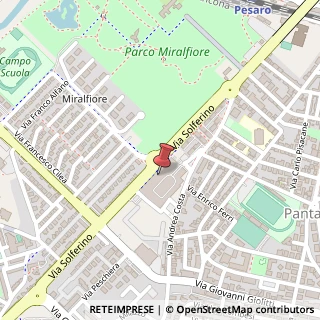 Mappa Galleria Dei Fonditori, 22, 61122 Pesaro, Pesaro e Urbino (Marche)