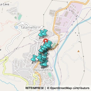 Mappa Via Cà di Vico, 47863 Novafeltria RN, Italia (0.326)