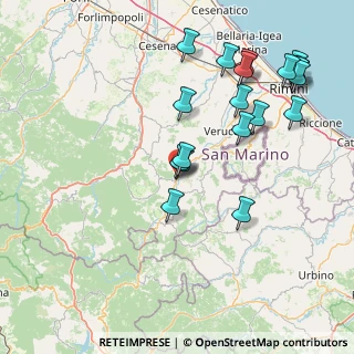 Mappa Via Cà di Vico, 47863 Novafeltria RN, Italia (17.79211)