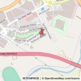 Mappa Via Bruno Bedosti, 21, 61122 Pesaro, Pesaro e Urbino (Marche)