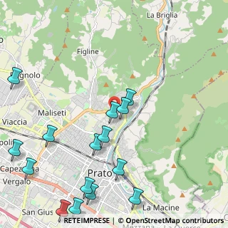 Mappa Via Don Leonello Maiani, 59100 Prato PO, Italia (2.858)