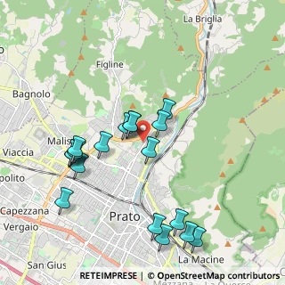 Mappa Via Don Leonello Maiani, 59100 Prato PO, Italia (2.06222)