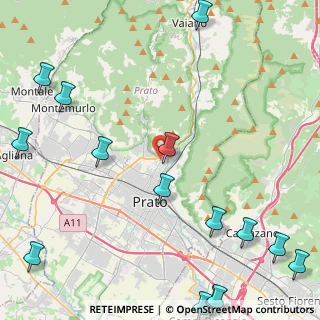 Mappa Via Don Leonello Maiani, 59100 Prato PO, Italia (6.83)