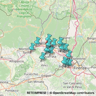 Mappa Via del Romito e Serpe, 51100 Pistoia PT, Italia (10.03313)