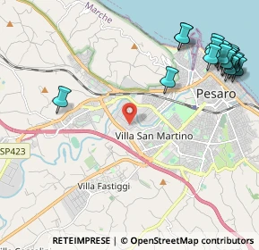 Mappa Via Lombardia, 61100 Pesaro PU, Italia (3.0385)