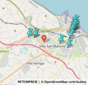Mappa Via Lombardia, 61100 Pesaro PU, Italia (2.32214)