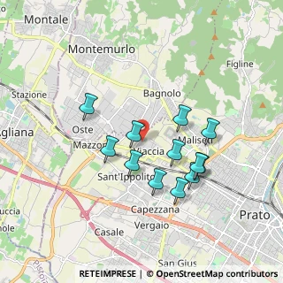 Mappa Via Garibaldi Anita, 59100 Prato PO, Italia (1.62083)