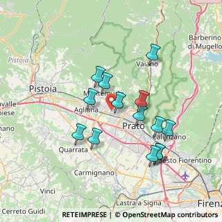 Mappa Via Garibaldi Anita, 59100 Prato PO, Italia (6.87786)