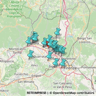 Mappa Via Garibaldi Anita, 59100 Prato PO, Italia (9.1645)