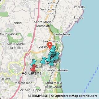 Mappa VIA IGNAZIO DON, 95024 Acireale CT, Italia (1.50364)