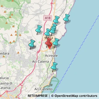 Mappa VIA IGNAZIO DON, 95024 Acireale CT, Italia (3.27636)