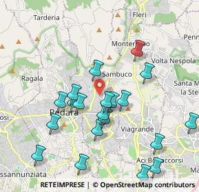 Mappa Via M. R. Imbriani, 95039 Trecastagni CT, Italia (2.2895)