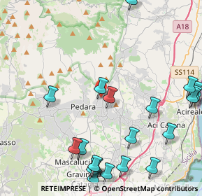 Mappa Via M. R. Imbriani, 95039 Trecastagni CT, Italia (6.251)