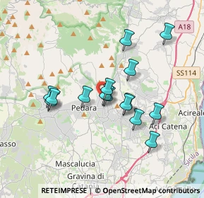 Mappa Via M. R. Imbriani, 95039 Trecastagni CT, Italia (3.418)