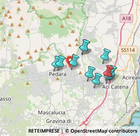 Mappa Via M. R. Imbriani, 95039 Trecastagni CT, Italia (3.08545)