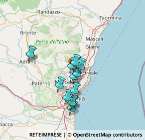 Mappa Via M. R. Imbriani, 95039 Trecastagni CT, Italia (12.91615)