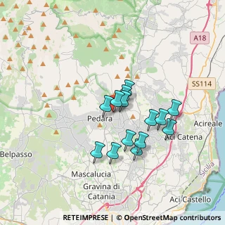 Mappa Via San Luca, 95029 Trecastagni CT, Italia (3.08857)