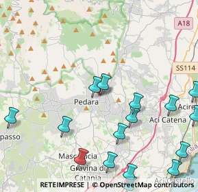 Mappa Via San Luca, 95029 Trecastagni CT, Italia (6.24438)