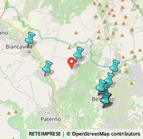 Mappa Via Santa Maria di Licodia, 95030 Ragalna CT, Italia (4.82364)