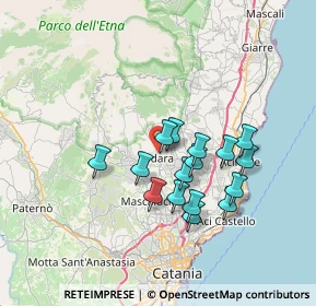 Mappa Via Faro, 95030 Pedara CT, Italia (6.57938)